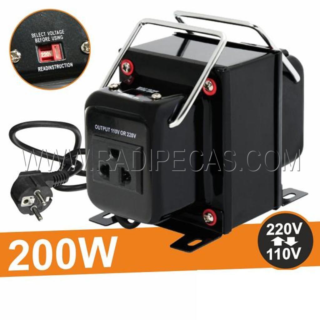 TC200N AUTOTRANSF.110v / 220v ; 220v / 110v 200W