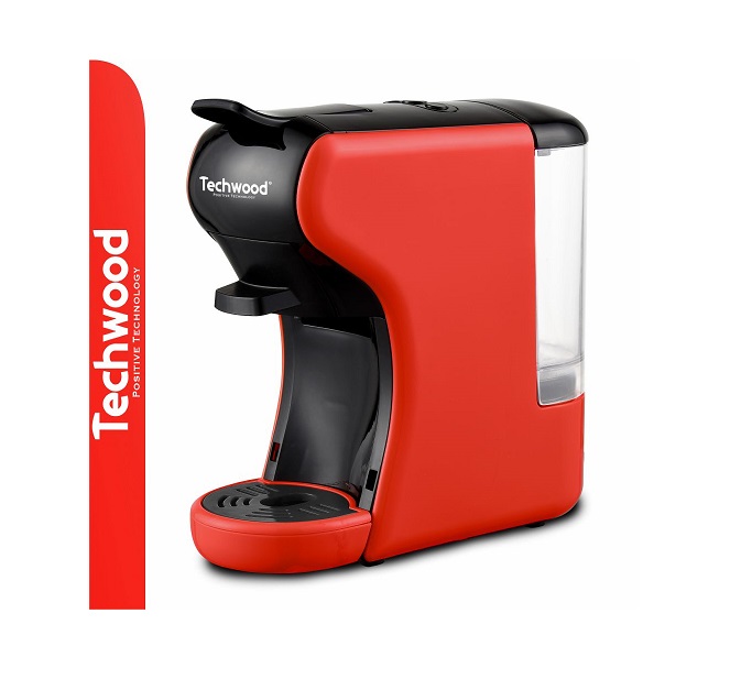 TCA-195N Máquina Café 1450W Cápsulas Nespresso/Dolce Gusto