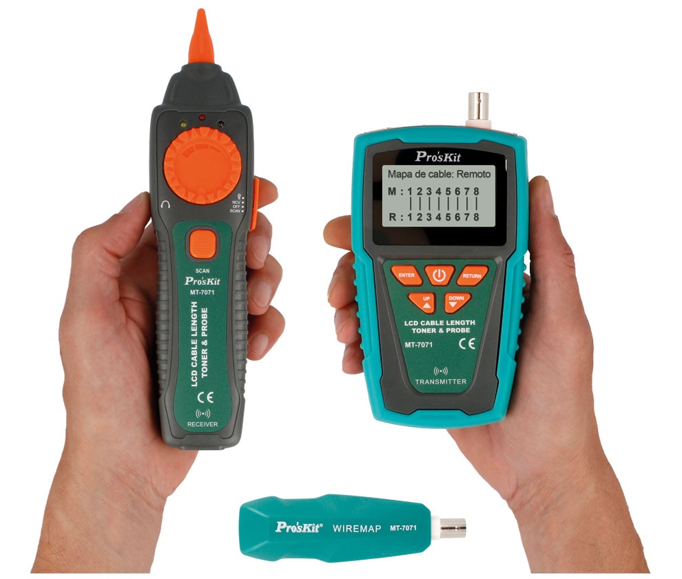 TESMT7071 TESTADOR DE CABOS/CONTINUIDADE C/ GERADOR DE TONS PROSKIT - Image 2