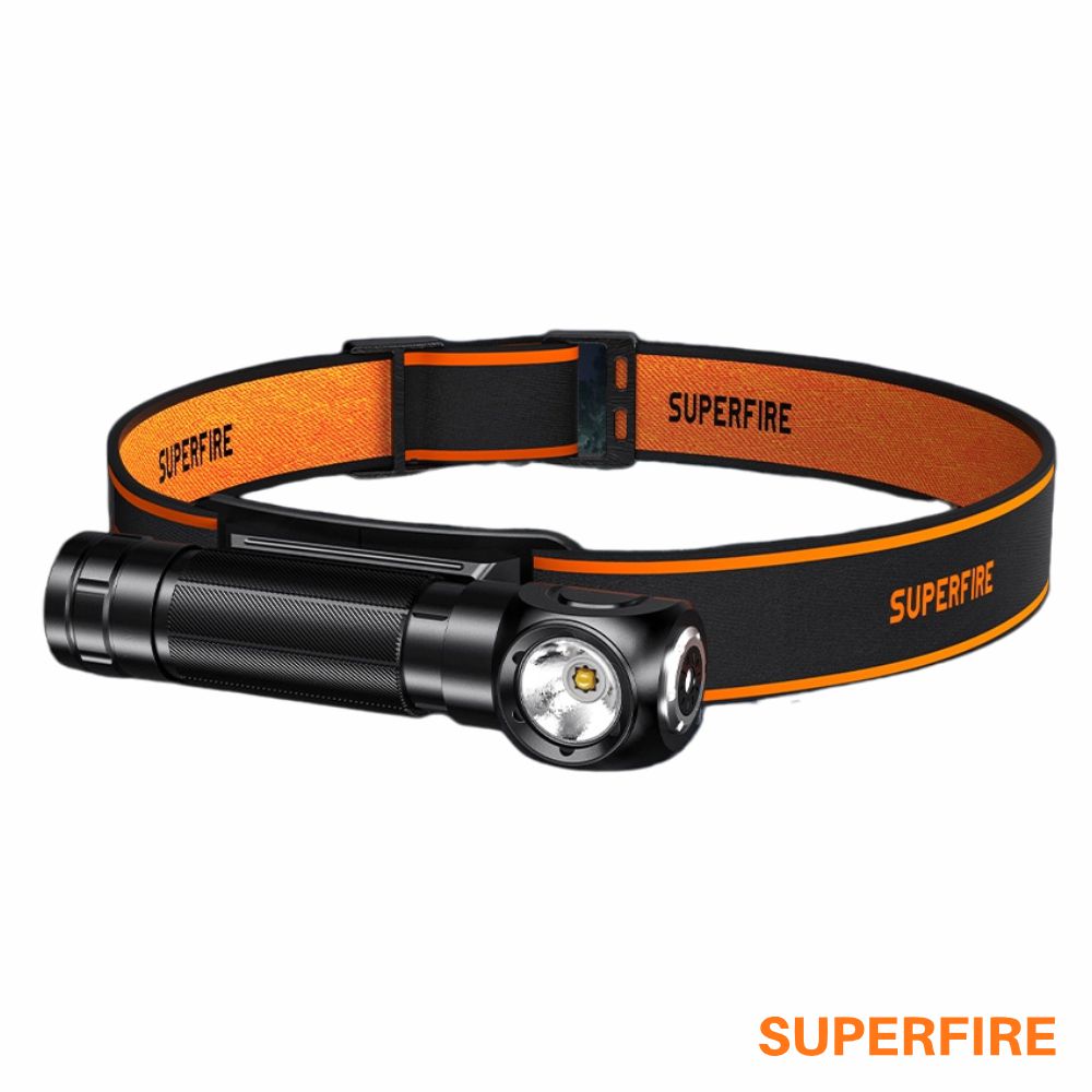 TH04 Lanterna de cabeça 2 em 1 5W 583lm IP44 SUPERFIRE