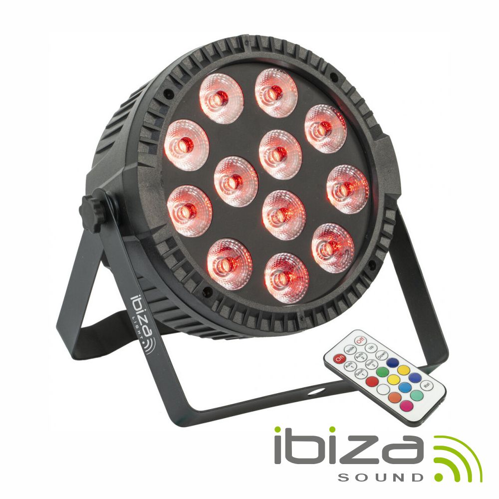 THINPAR-12X6-RGBW PROJETOR PAR C/ 12 LEDS 6W RGBW DMX IBIZA