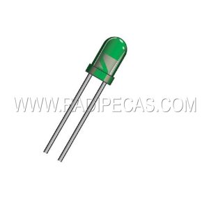 TLG124 LEDS 3MM VERDES