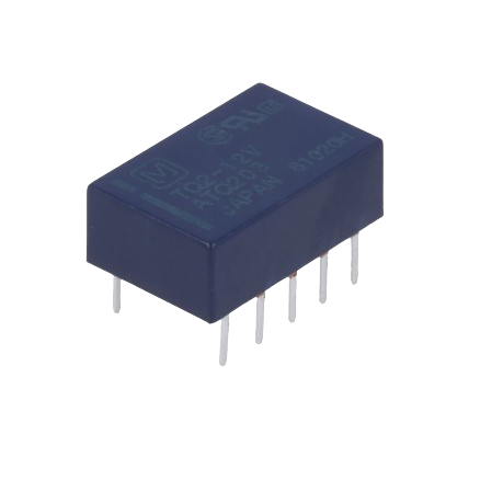 TQ2-12V Relés de sinal fraco – circuito impresso 1A 12VDC DPDT NON-LATCHING PCB