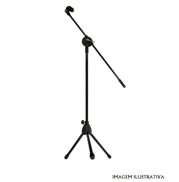 TRIPEMICRO8 Tripé / suporte - preto - para microfone