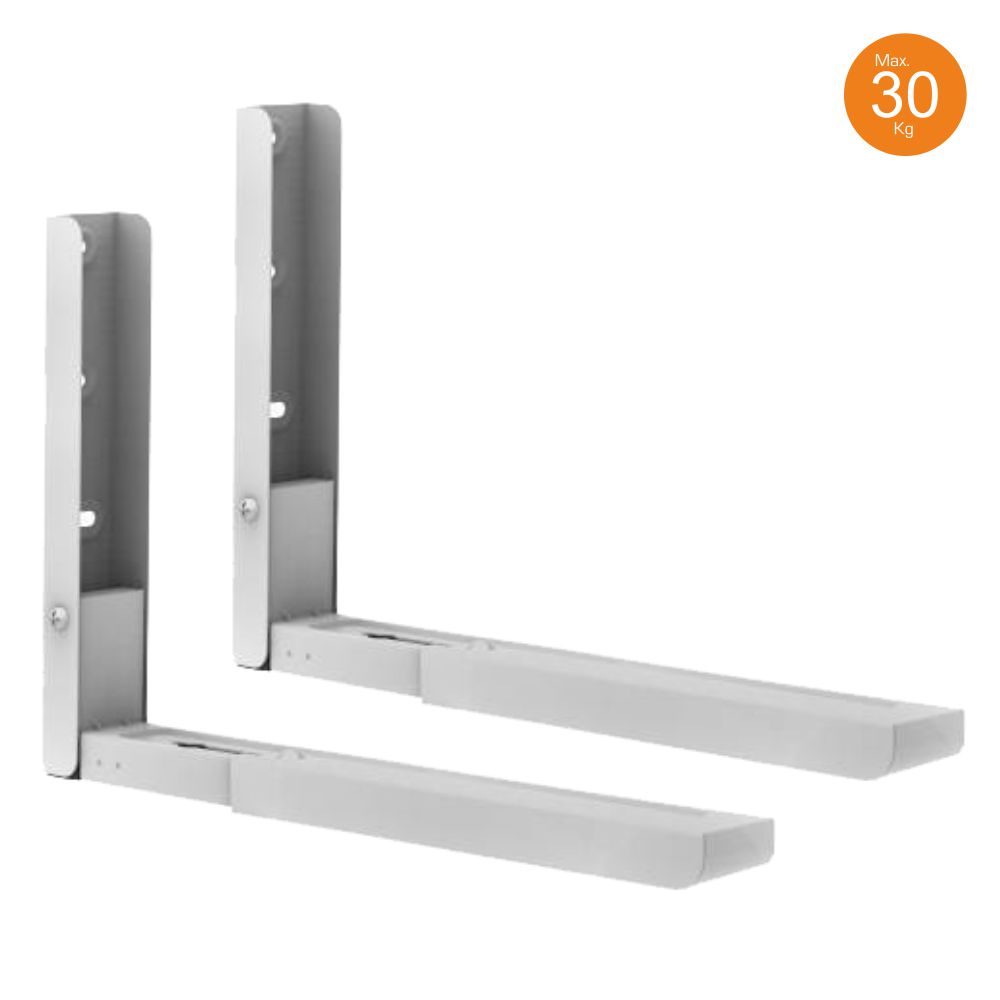 UCH124-1 Suporte branco para microondas 285~425mm max.30kg