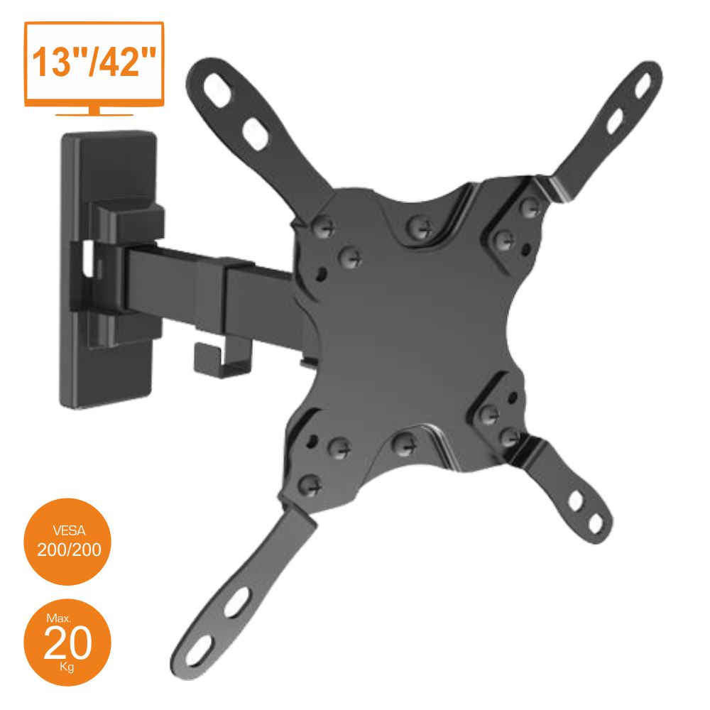 UCH194 Suporte Lcd/Led 13~42p. max. 20kg - vesa 200 - 1 braço