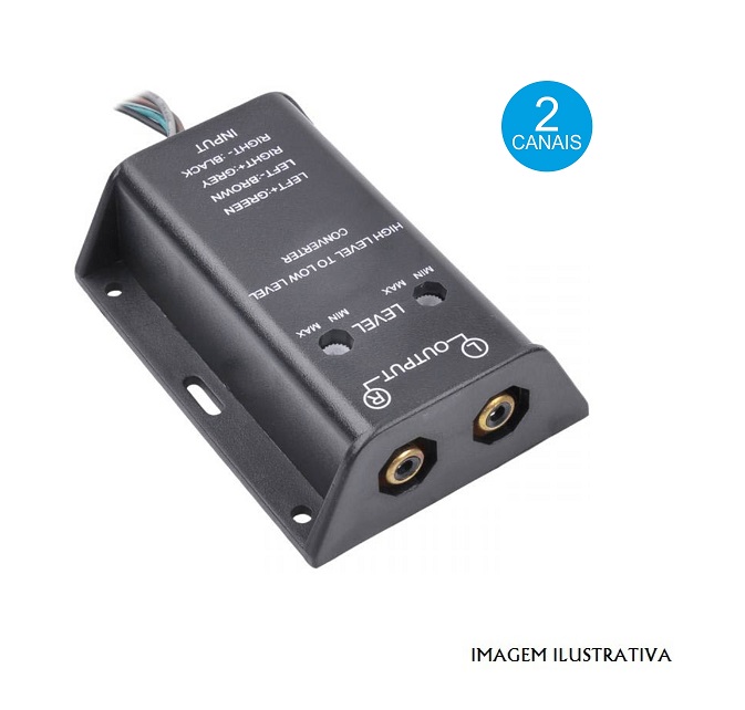 USB18 Adaptador som de alta para baixa impedancia