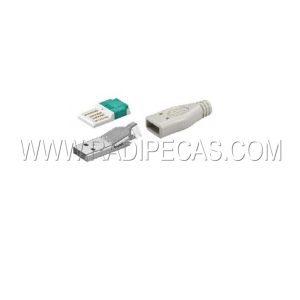 USBA FICHA USB TIPO A PARA CABO