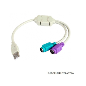 USBADAPT2 ADAPTADOR USB - 2X PS2