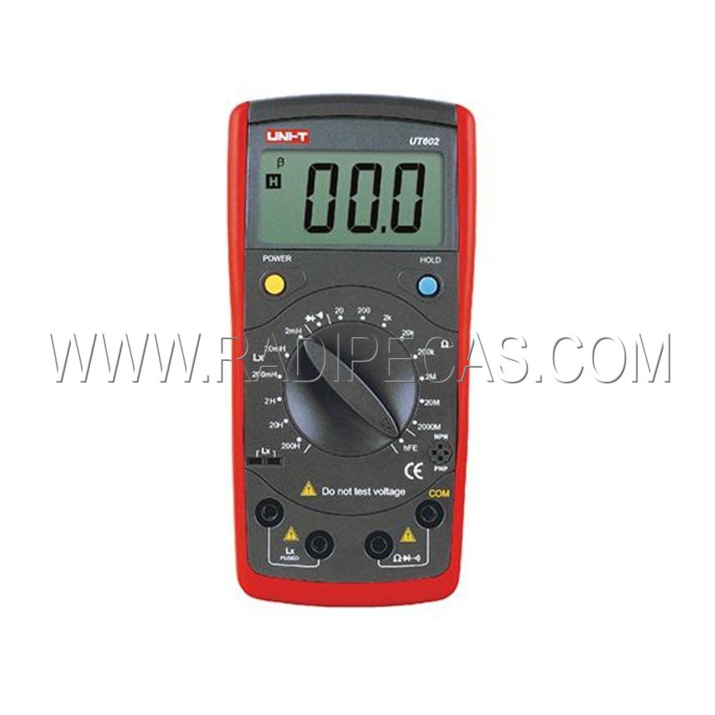 UT602 MEDIDOR DIGITAL DE RESISTENCIA E INDUTANCIA UNI-T