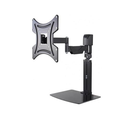 UTV0001 Suporte Mesa Fixo Duplo Braço p/ TVs LCD 13~42