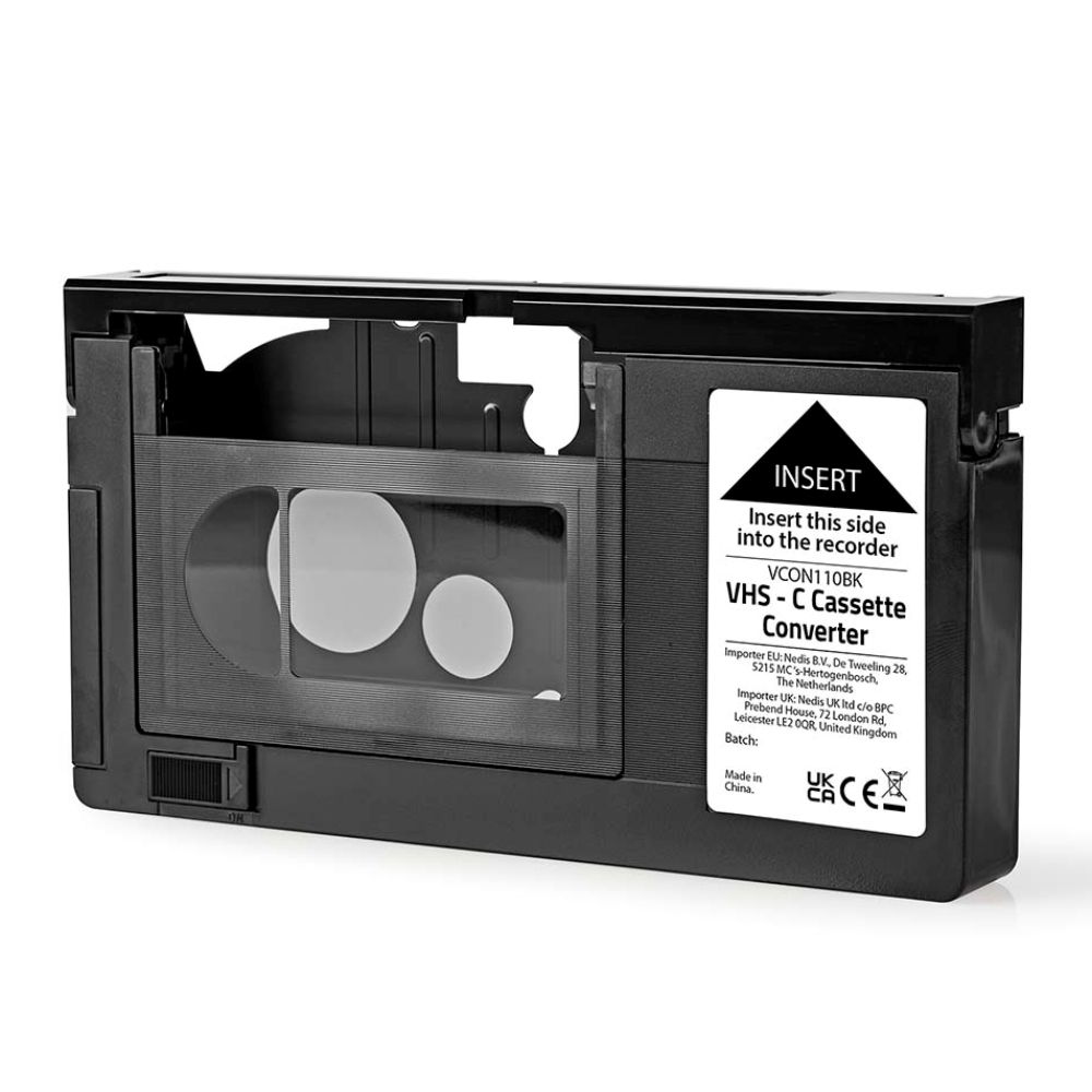 VCON110BK Cassete Adaptadora VHS/VHS-C Motorizada
