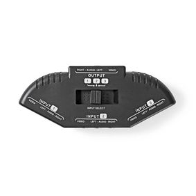 VSWI2403BK Comutador Av Com 3 Portas - 3 Entradas Rca -