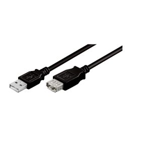 WIR077 Cabo usb macho / femea A A 5mts , preto