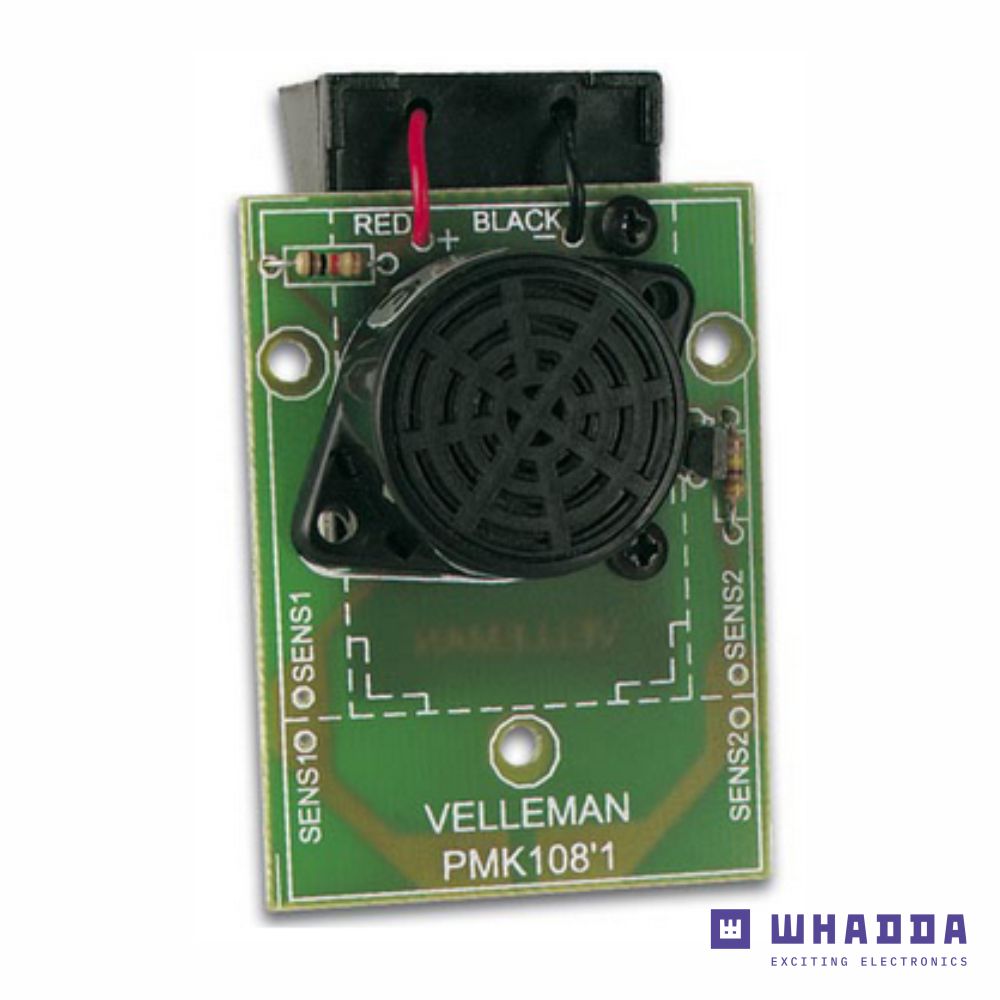 WSAA108 Kit de soldar, bricolage, alarme de água, sensor de água destacável, alarme de detecção, bateria de 9 V