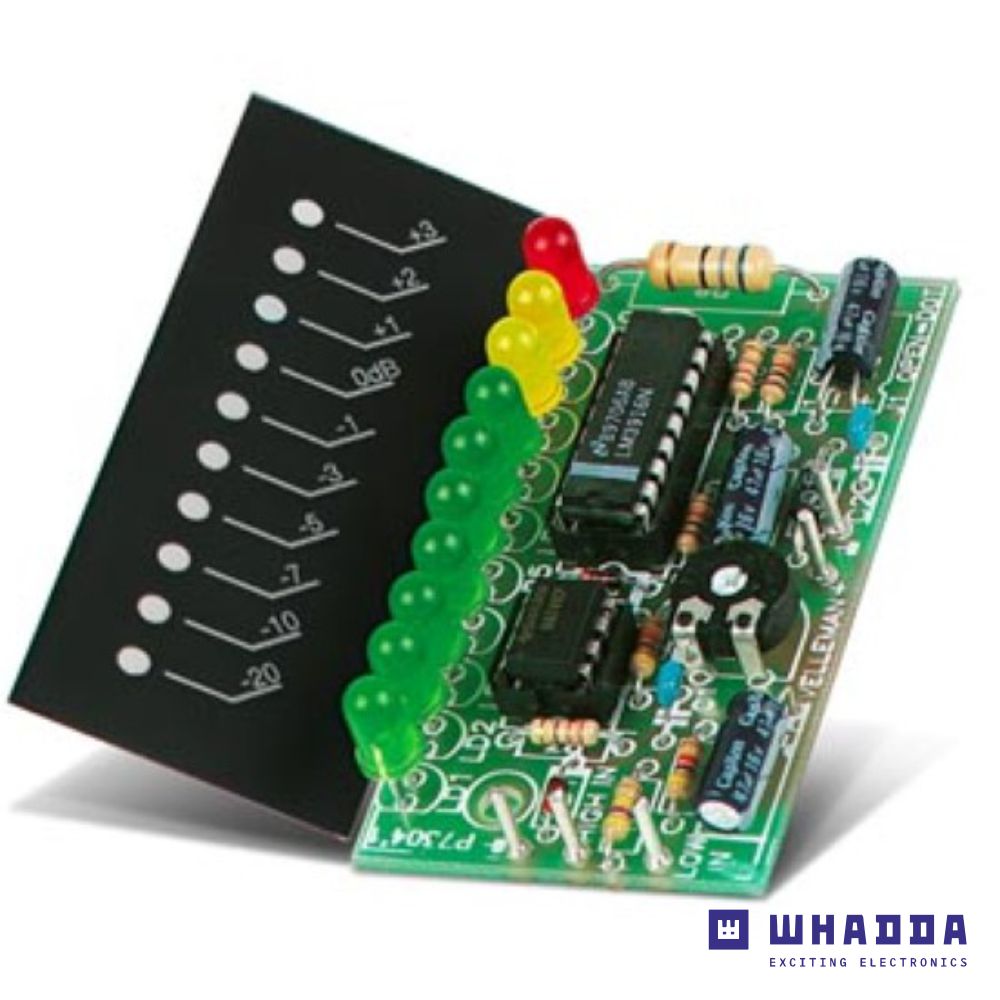 WSAH4304 Kit de soldar, medidor mono vu, 10 LEDs