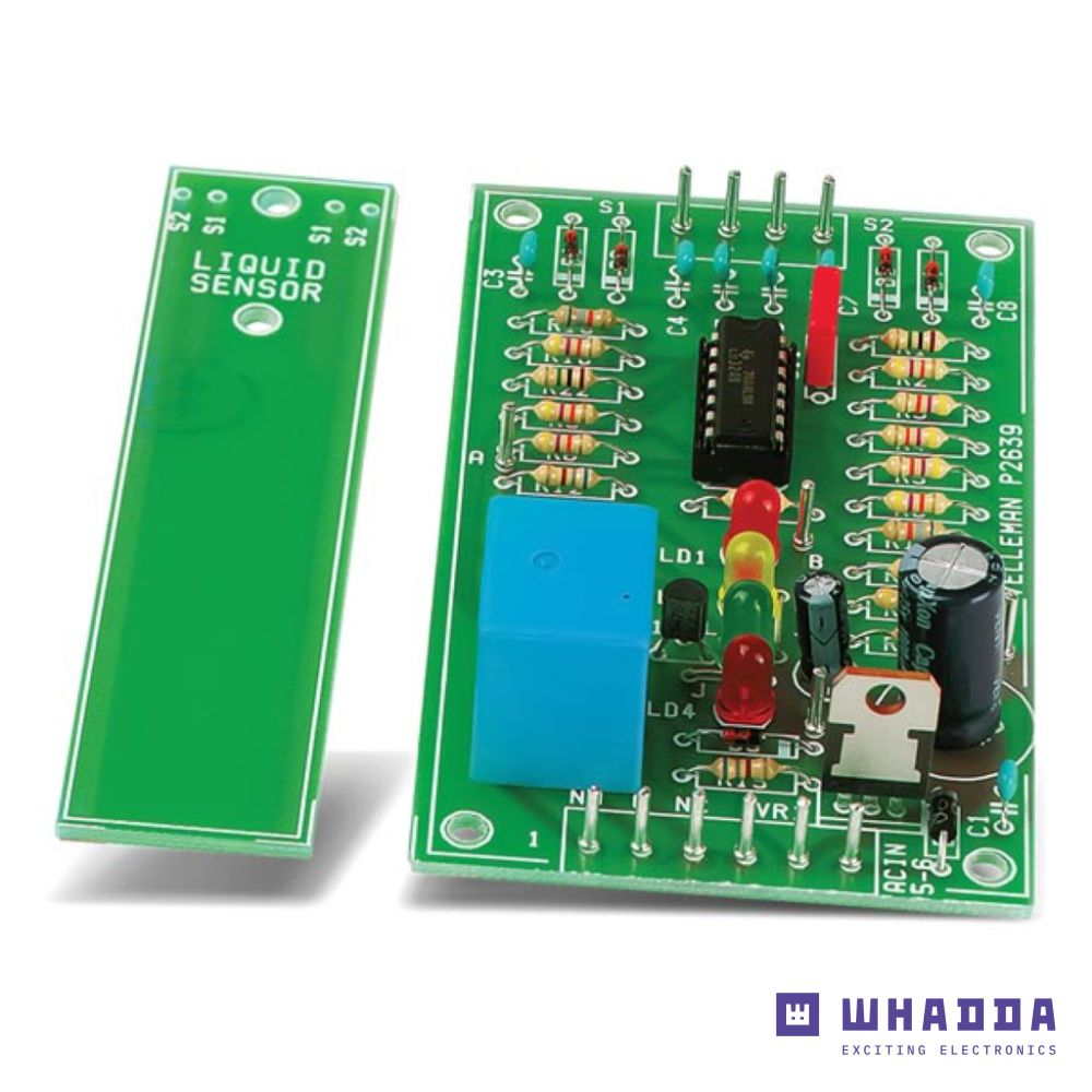WSHA2639 Kit de soldar, DIY, detector de nível líquido, sensor versátil, LED, controlador de alarme