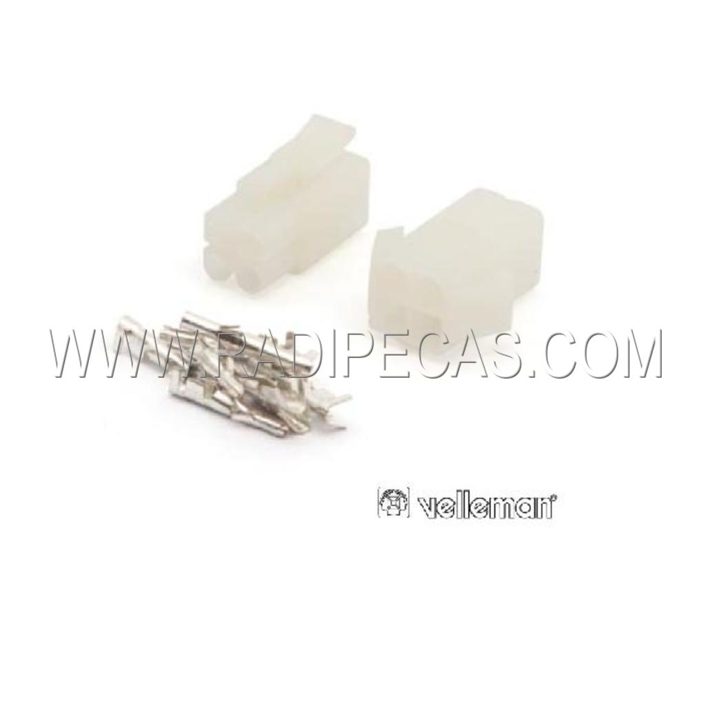 WTWCS2X2 CONJUNTO CAIXAS UNIAO MACHO/FEMEA+TERMINAIS 2+2 VIA