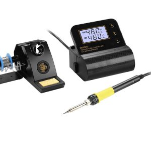 ZD-8903-A Estação soldar digital 25W (max. 130W) resistência cerâmica 160-480ºC