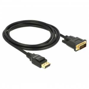 ZDP028 Cabo 2m adaptador displayport macho a DVI macho 30AWG 1080p/60Hz