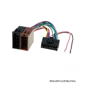 ZRS-58 Ficha iso Para auto rádio Sony 16 pinos