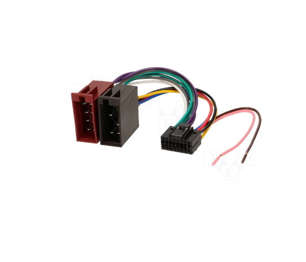 ZRS-76 Ficha Para auto rádio JVC 16 Pinos