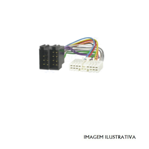 ZRS-98 Ficha iso Para auto rádio - Iso - Honda 16 pinos