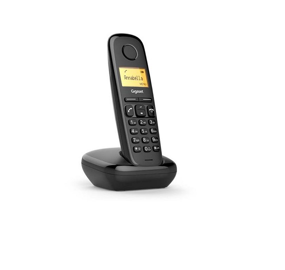 A170B Telefone s/ fios preto Gigaset