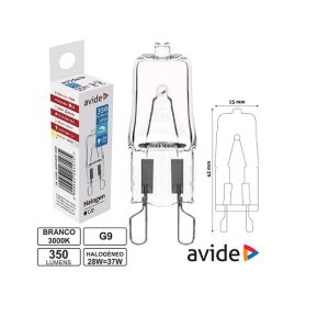 AHG9WW/28W LAMPADA G9 HALOGENEO 28w=37w