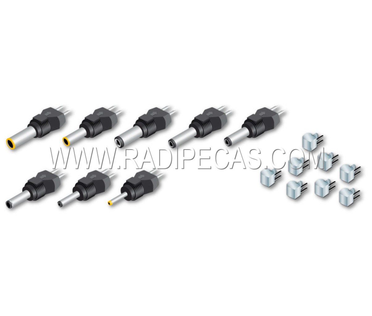 ALM-070 Transf.Alimentação 5v a 12v c/ 8 fichas adaptadoras - Image 2