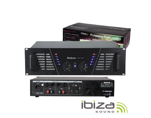 AMP800 Amplificador digital 19 Potência máx 8 Ohm: 2x 400W (2x 200Wrms)