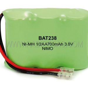 BAT238 Bateria telefone 3.6v 700mAh 1/2AAx3 nimh