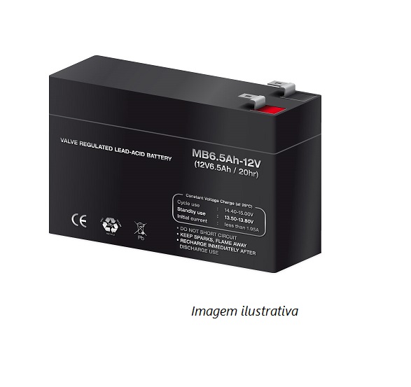 BAT313 Bateria chumbo 12v 6Ah 50x150x95 p/ UPS