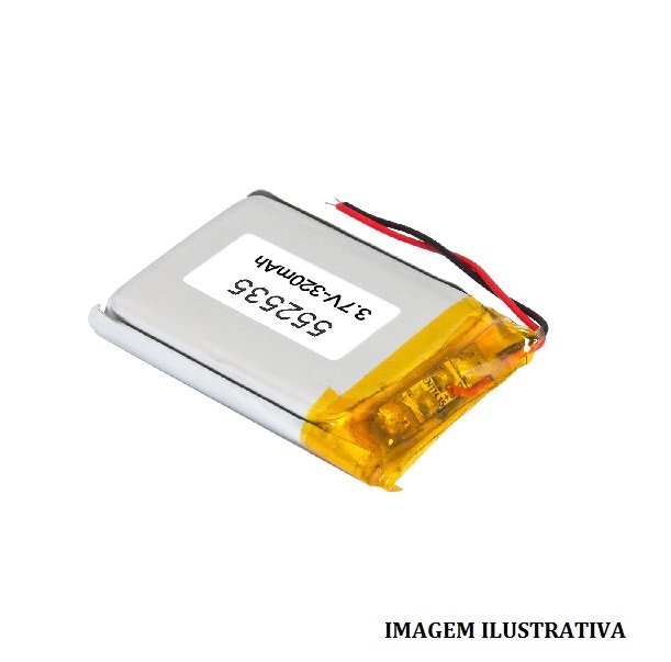 BAT-518 Bateria litio Li-po recarreg. 3.7v 330mAh