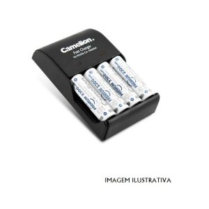 BC1002A Carregador 4 Pilhas AA / AAA com 4 pilhas AA 2300mAh