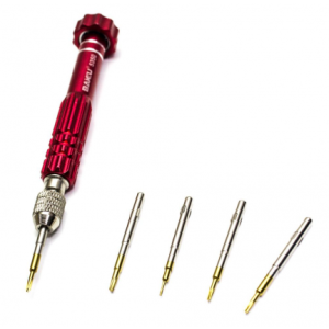 BK-7275 Kit ferramenta c/ 5 pontas : Torx T4 / T5 / T6 + estrela 0.8 / 1.5