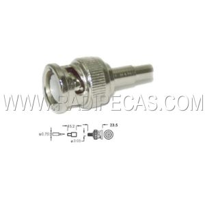 BNC-574 FICHA BNC MACHO CRAVAR RG174