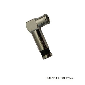 BNC610PBC FICHA F COMPRESSAO PARA RG6 CURVA