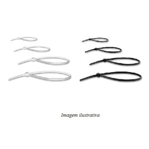 15330 Abraçadeiras Nylon 3,6x200mm - Transparentes (100 unid)