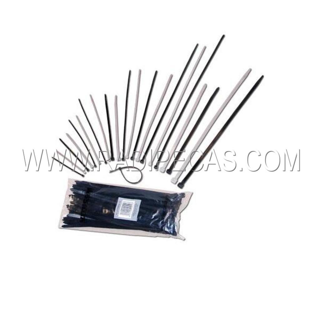 O203-025-01 Saco 100 pçs - abraçadeiras 20,3mm x 2.5