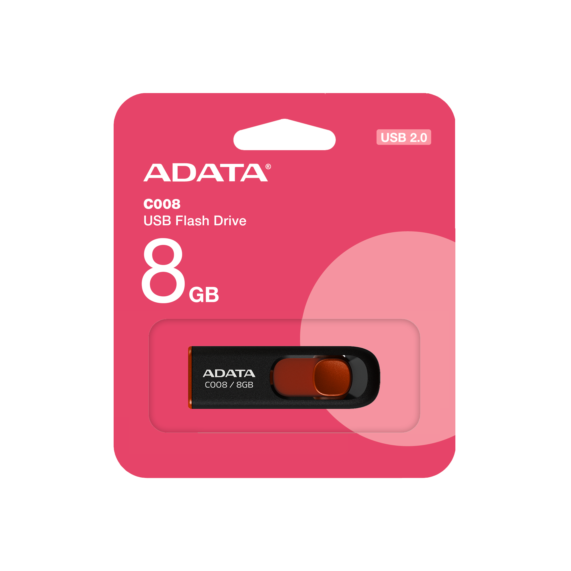 AC008-8G-RKD FLASH USB 8GB ADATA