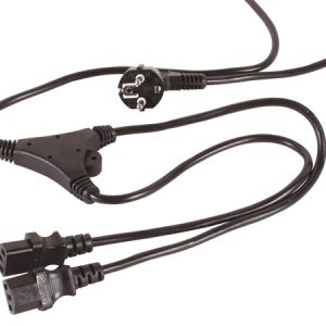 C29Y CABO ALIMENTACAO 2m 10A MACHO 90º x 2 FEMEAS