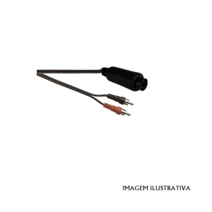 C35 CABOS MINI DIN/2RCA MACHO