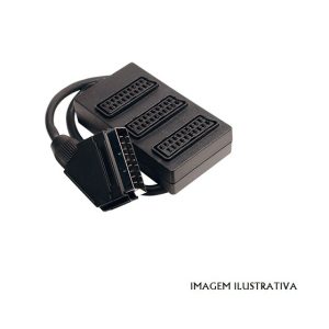C800A EXTENSAO SCART MACHO/3SCART FEM.