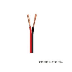 CA100 FIO DE COLUNA (FVD) 2x1,0mm VERMELHO / PRETO