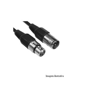 CM10XXF CABO xlr 3p macho / xlr 3p femea 10mt