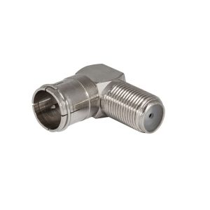 CON136 Ficha adapt. F macho / F femea curva 90º - quick - encaixe rápido