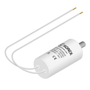 CA10MF450VC CONDENSADOR ARRANQUE 10uF 450V AC COM CABO