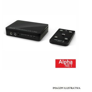 CT210/1/5 Distribuidor Comutador HDMI 3 Entradas 1 Saída ALPHANET