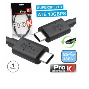 CUSB310/1 Cabo 1mt USB-C 3.1 macho USB 3.0